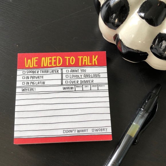 Other - Funny sticky notes! Need to talk? Leave these around the house as needed! New